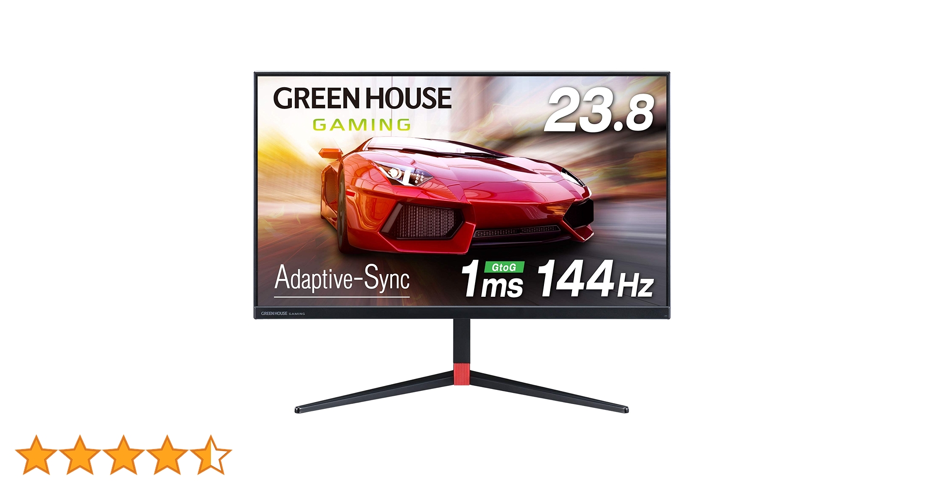 Amazon.co.jp: グリーンハウス ゲーミングモニター 23.8インチ 144Hz